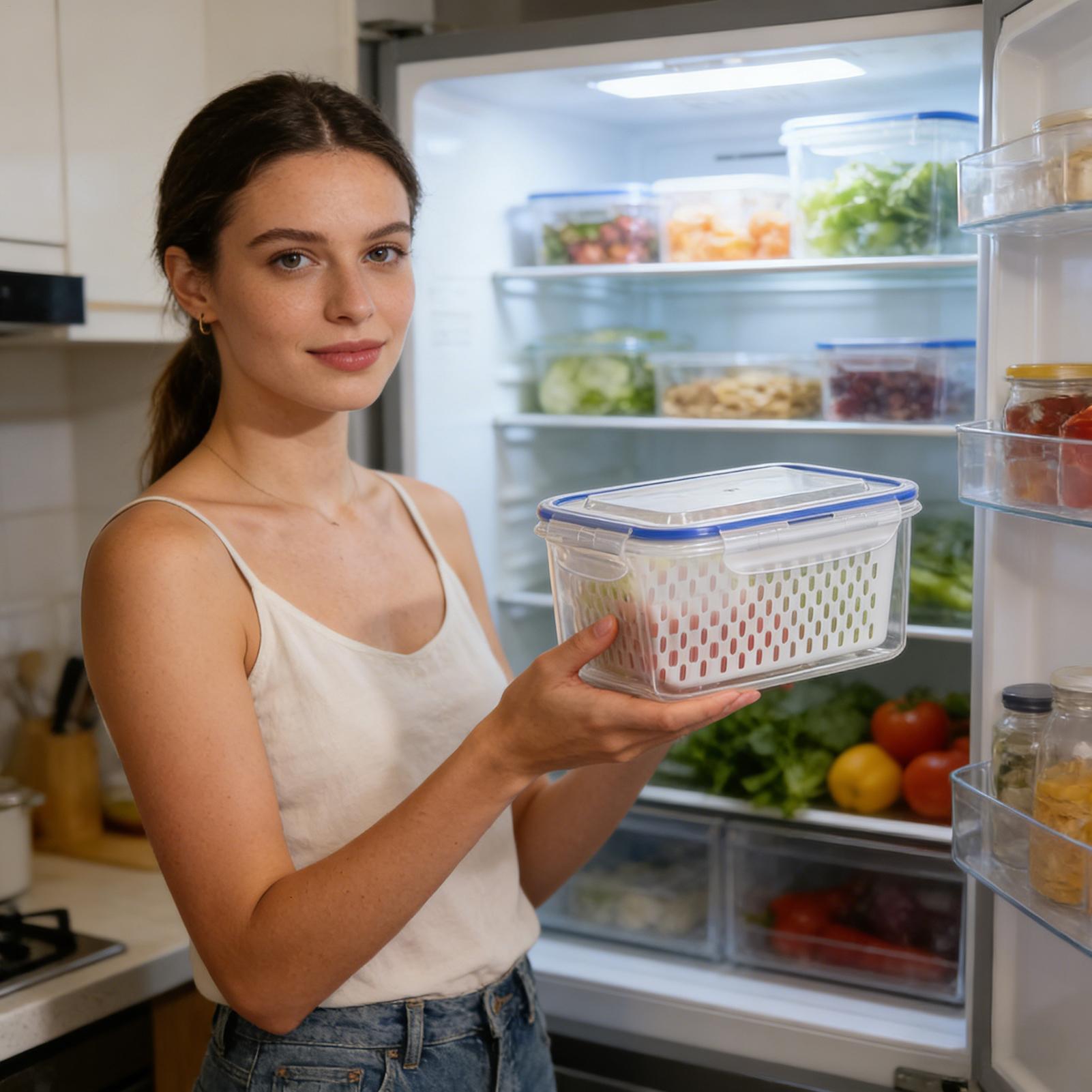 Food Storage Refrigerator - Wadah Penyimpanan Makanan 4 in 1,
