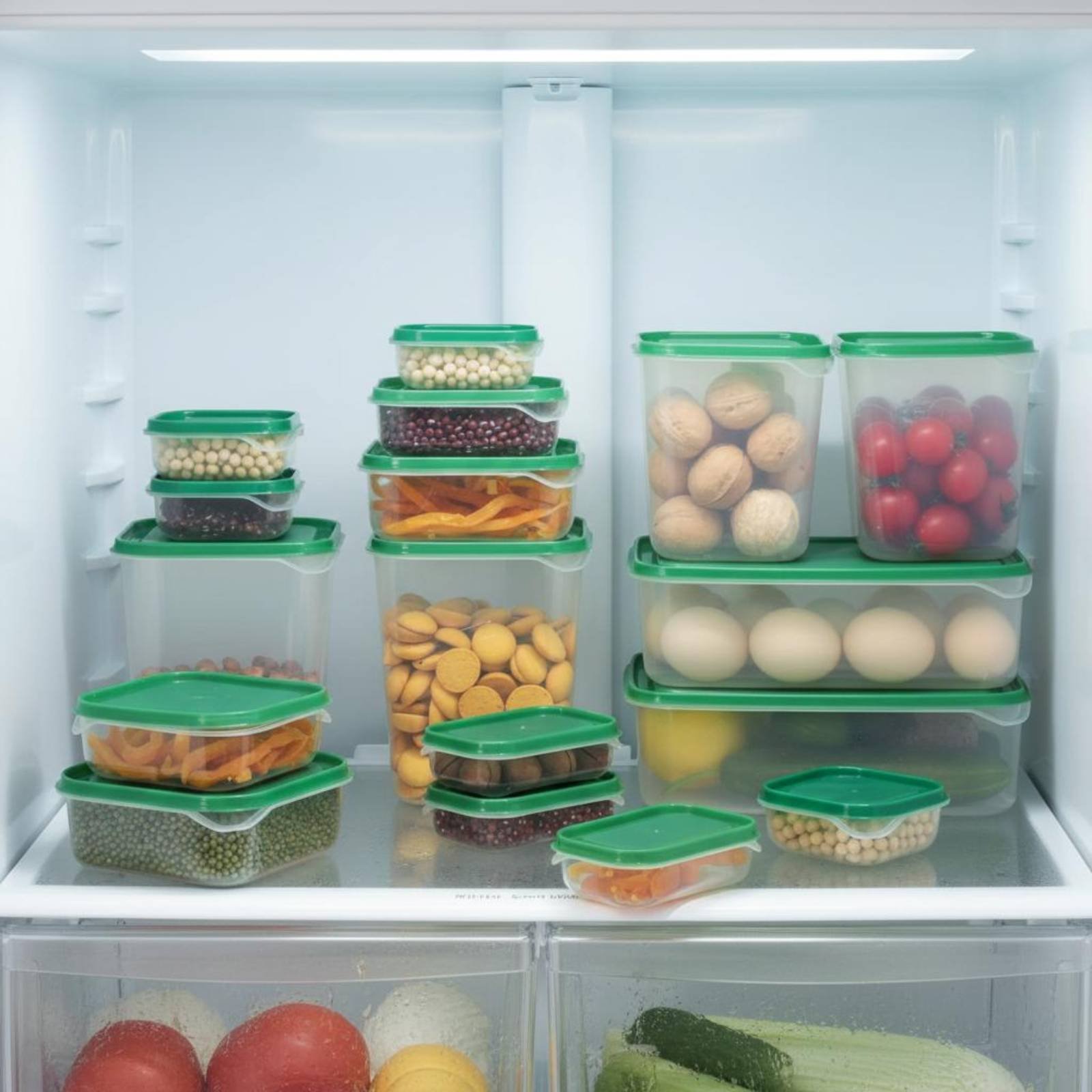 Food Storage Refrigerator - 17 Buah Set Kotak Penyimpanan Kulkas