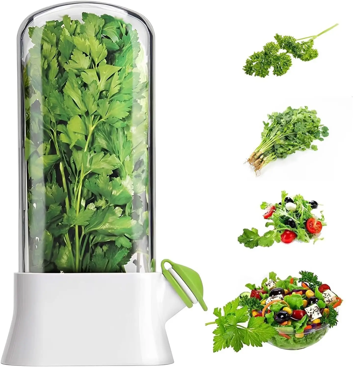 Herb Keeper Container - Penyimpan Herbal untuk Kulkas Menjaga Herbal