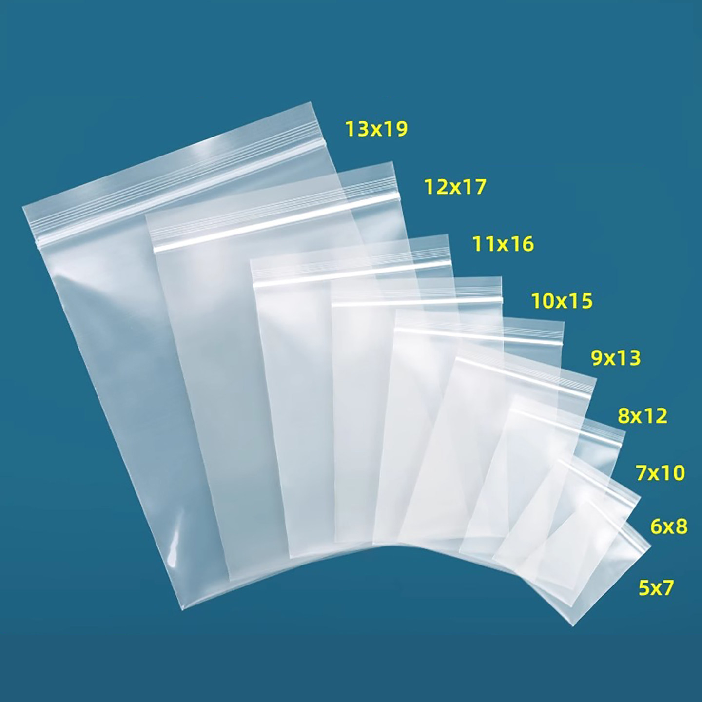 Food Storage Long Term - Kantong Zipper PE Putih Berpinggir Putih