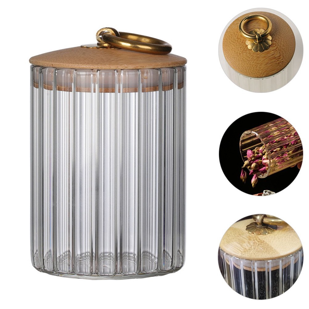 Food Storage Glass Containers - Stoples Kaca Kedap Udara untuk Teh,
