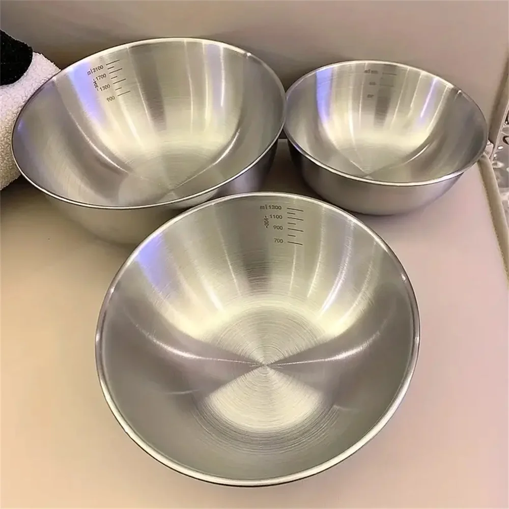 Set Food Storage - 1-3 Set Mangkuk Stainless Steel Dengan