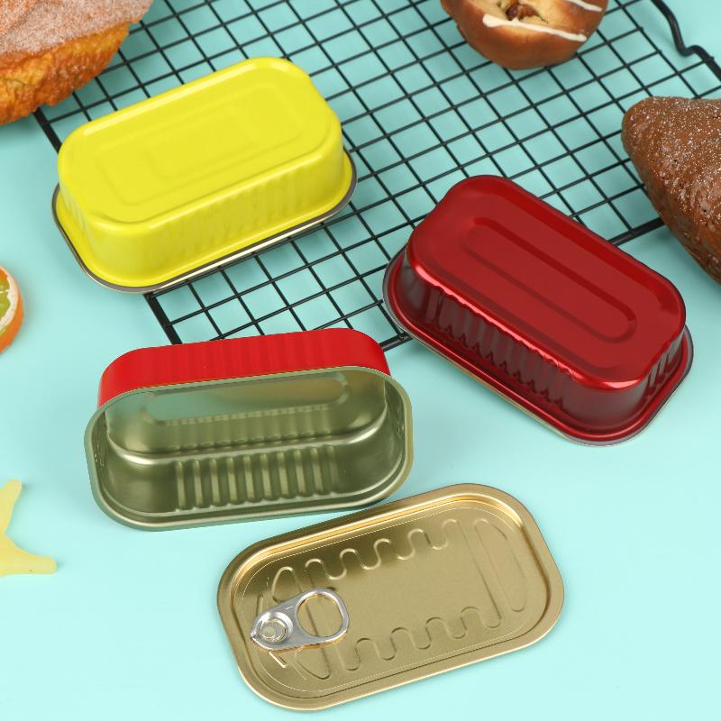 Food Storage Boxes - 2 Buah Kotak Penyimpanan Logam Mini