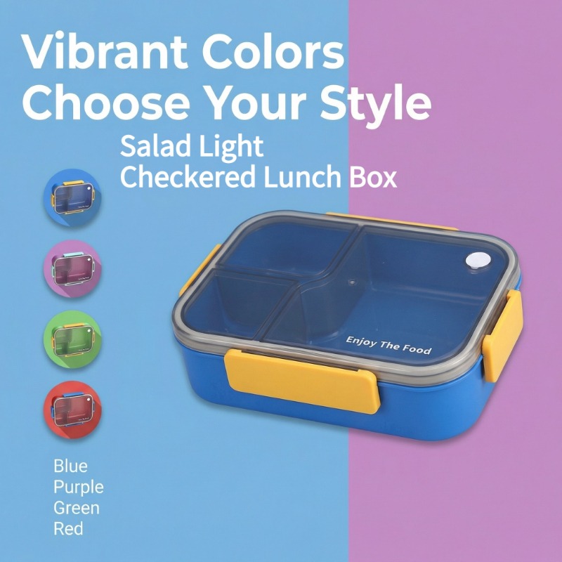 Food Storage With Compartments - Kotak Bento Anti Bocor Berwarna, Wadah