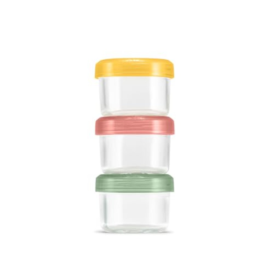 Set Food Storage - Set Wadah Makanan Kaca Anti Bocor