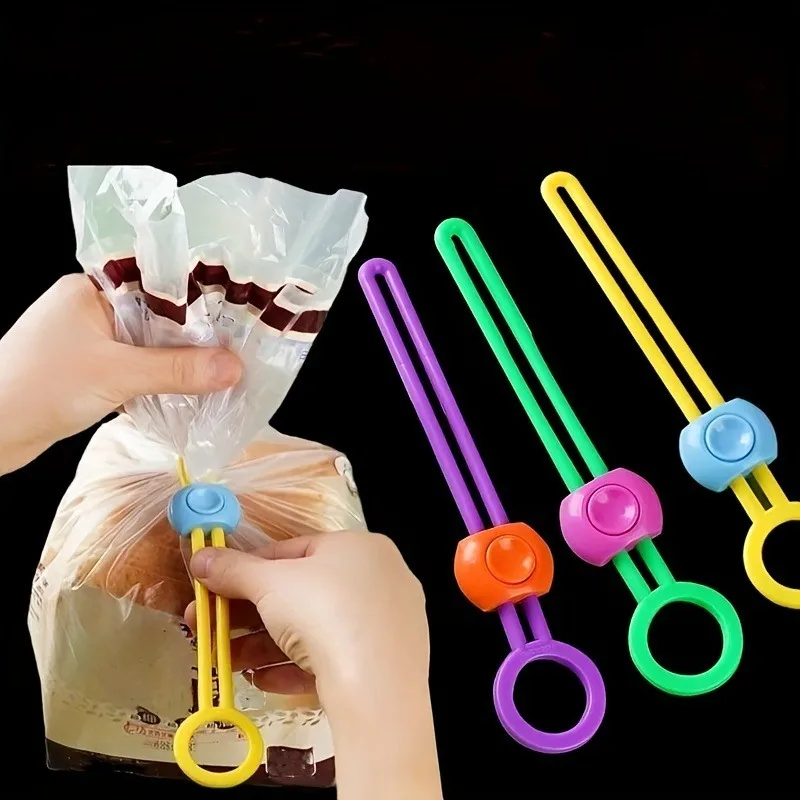 Food Storage Bags Reusable - Aksesori dapur klip penyegel makanan portabel,