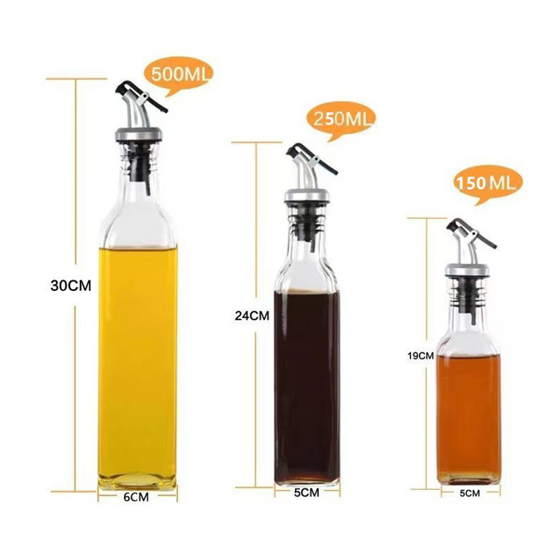 Herb Keeper Container - Botol Minyak Kaca Dapur, Dispenser Bumbu