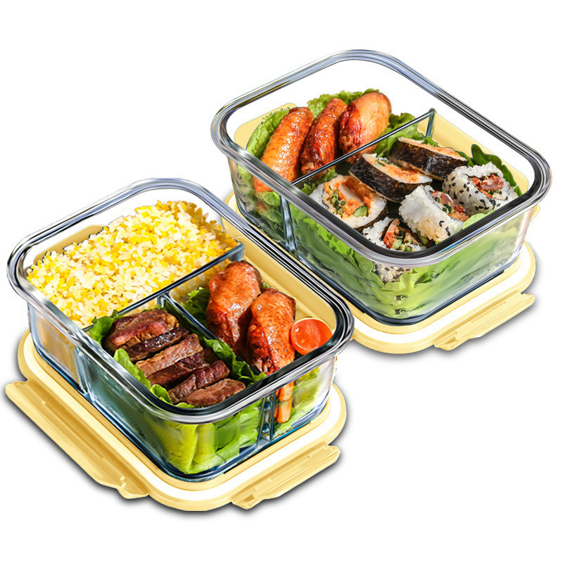 Food Storage Glass Containers - Kotak Penyimpanan Makanan Kaca Borosilikat Tinggi