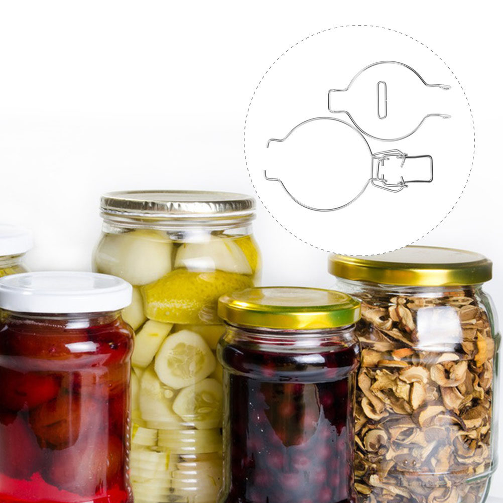 Food Storage Airtight - 12 Buah Klem Kawat Stoples Kaca