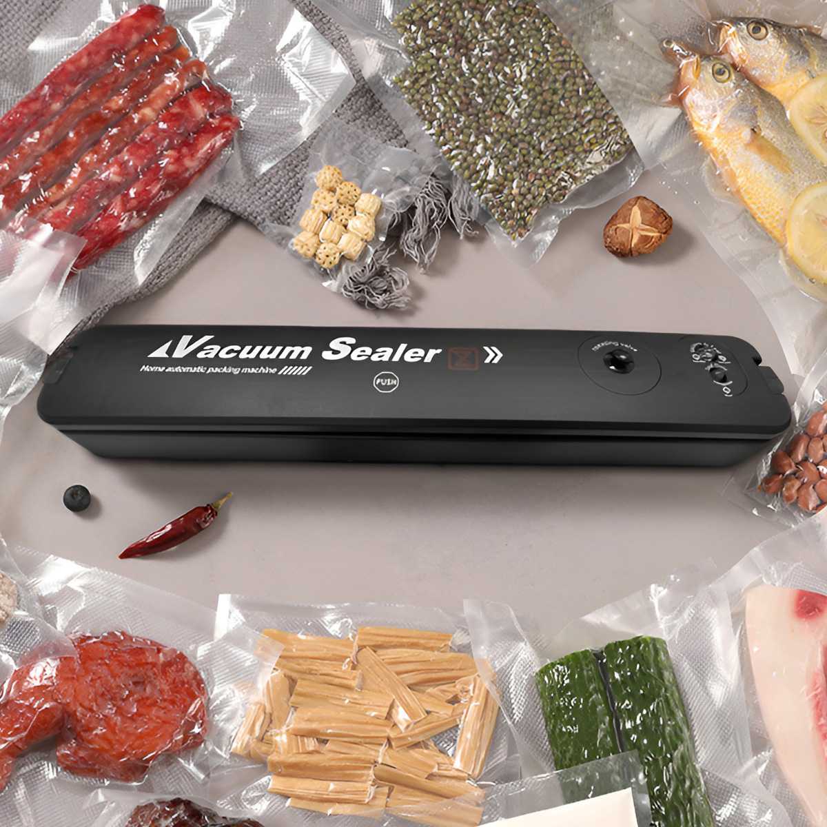 Vacuum Sealer Bag - Mesin Pengemas Vakum Makanan 220V dengan