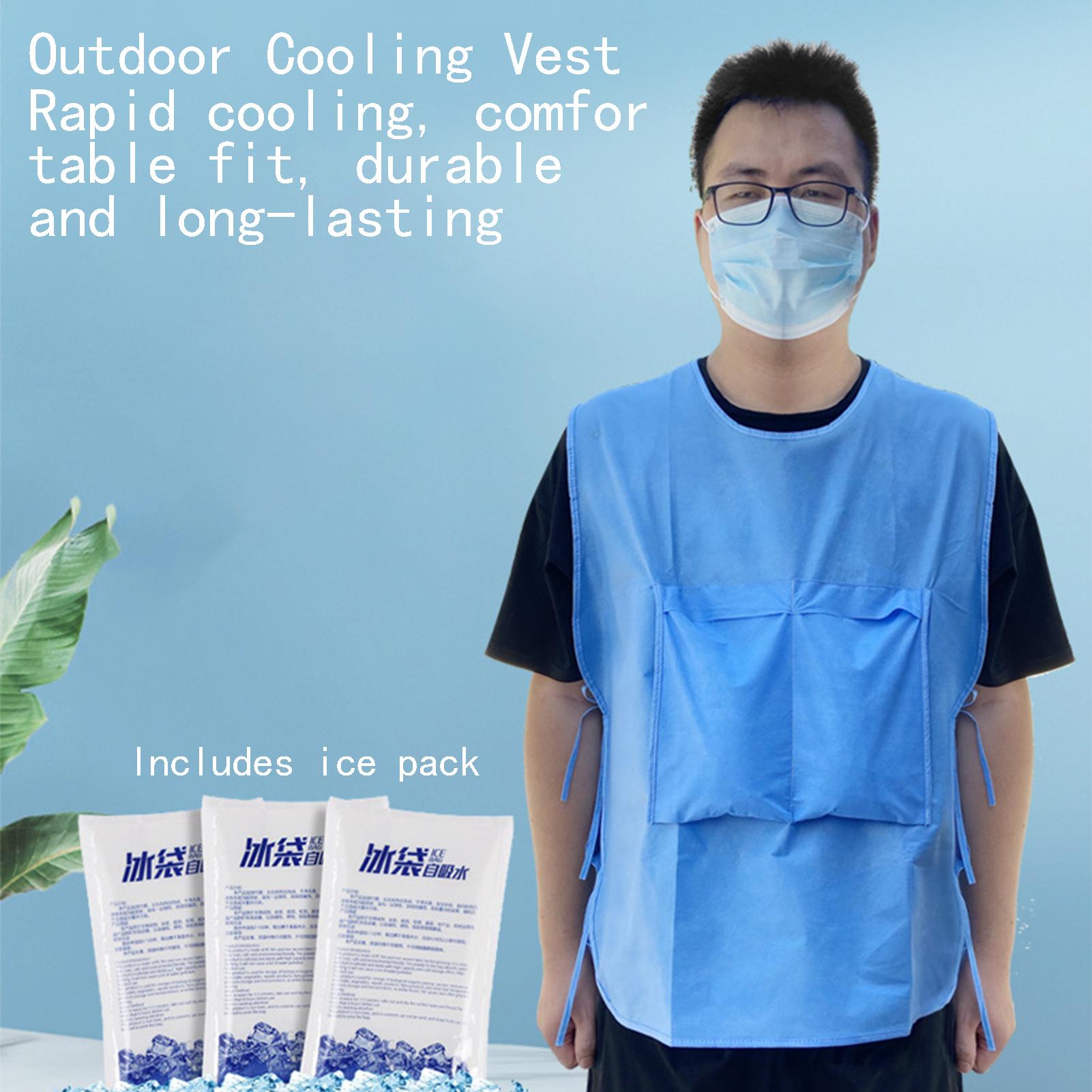Cold Pack Ice Gel - Rompi Pendingin Jaket Dingin dengan 4