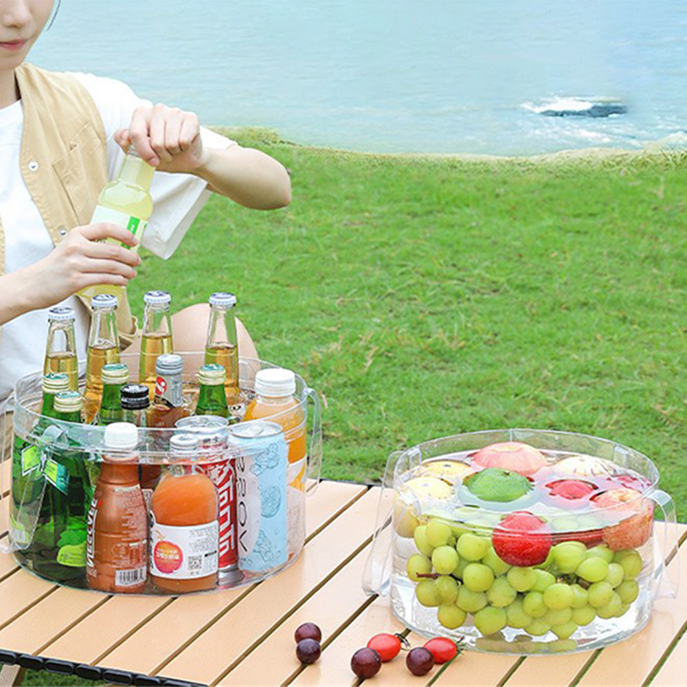Food Storage Not Plastic - Keranjang Buah Piknik Ember Transparan Dapat