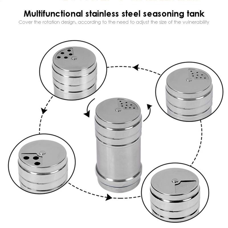 Herb Keeper Container - Toples Bumbu Baja Tahan Karat Pengocok
