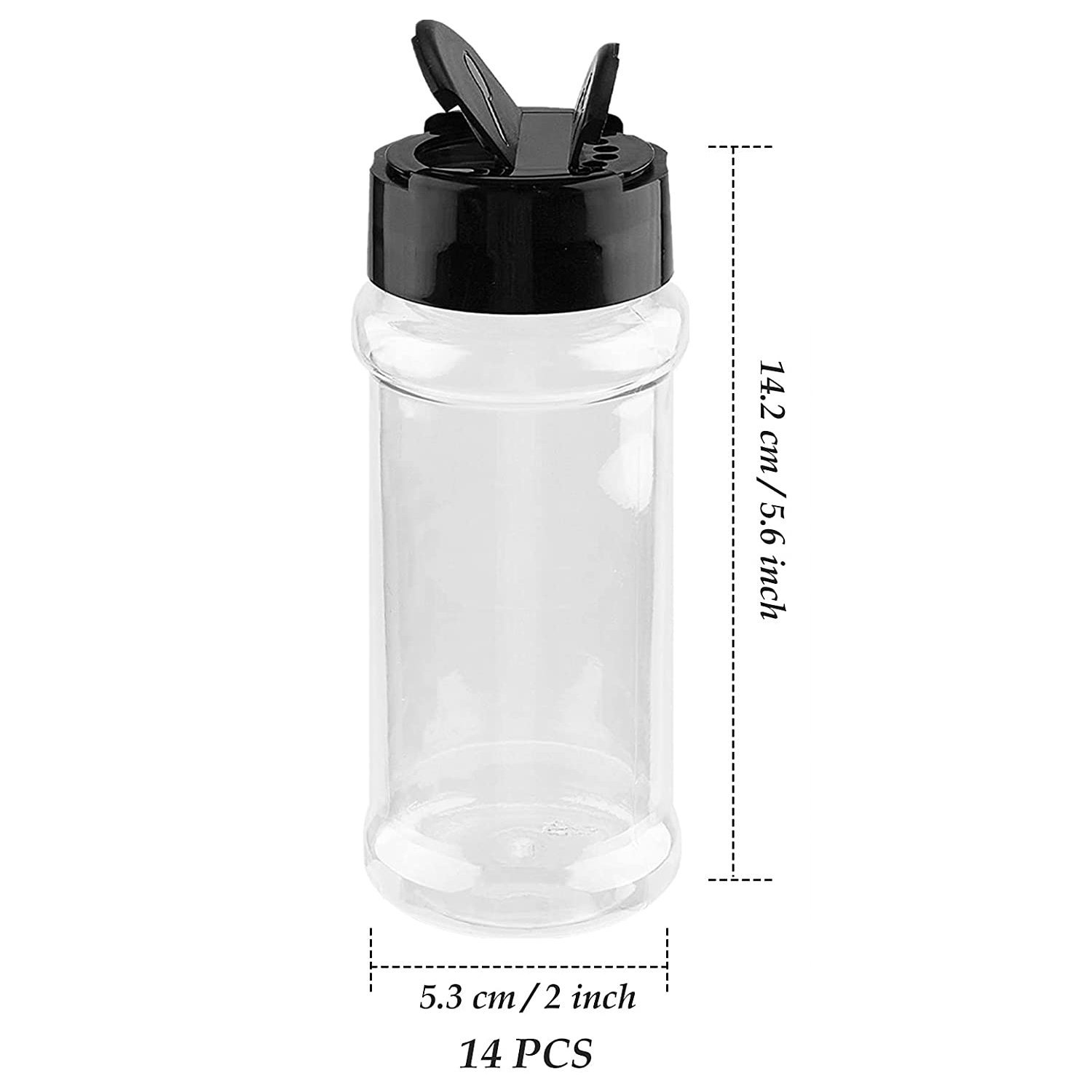 Herb Keeper Container - Botol Bumbu 8Oz Dengan Tutup Shaker,