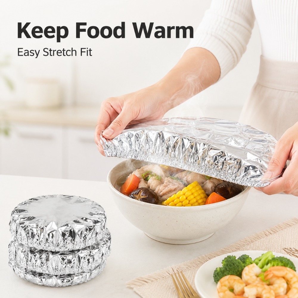 Penutup Mangkuk Aluminium Foil - Food Storage Keep Hot ulasan dan harga