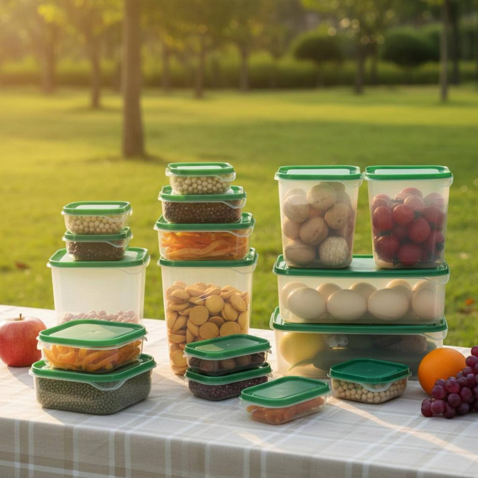 17 Buah Set Kotak Penyimpanan  - Food Storage Refrigerator ulasan dan harga