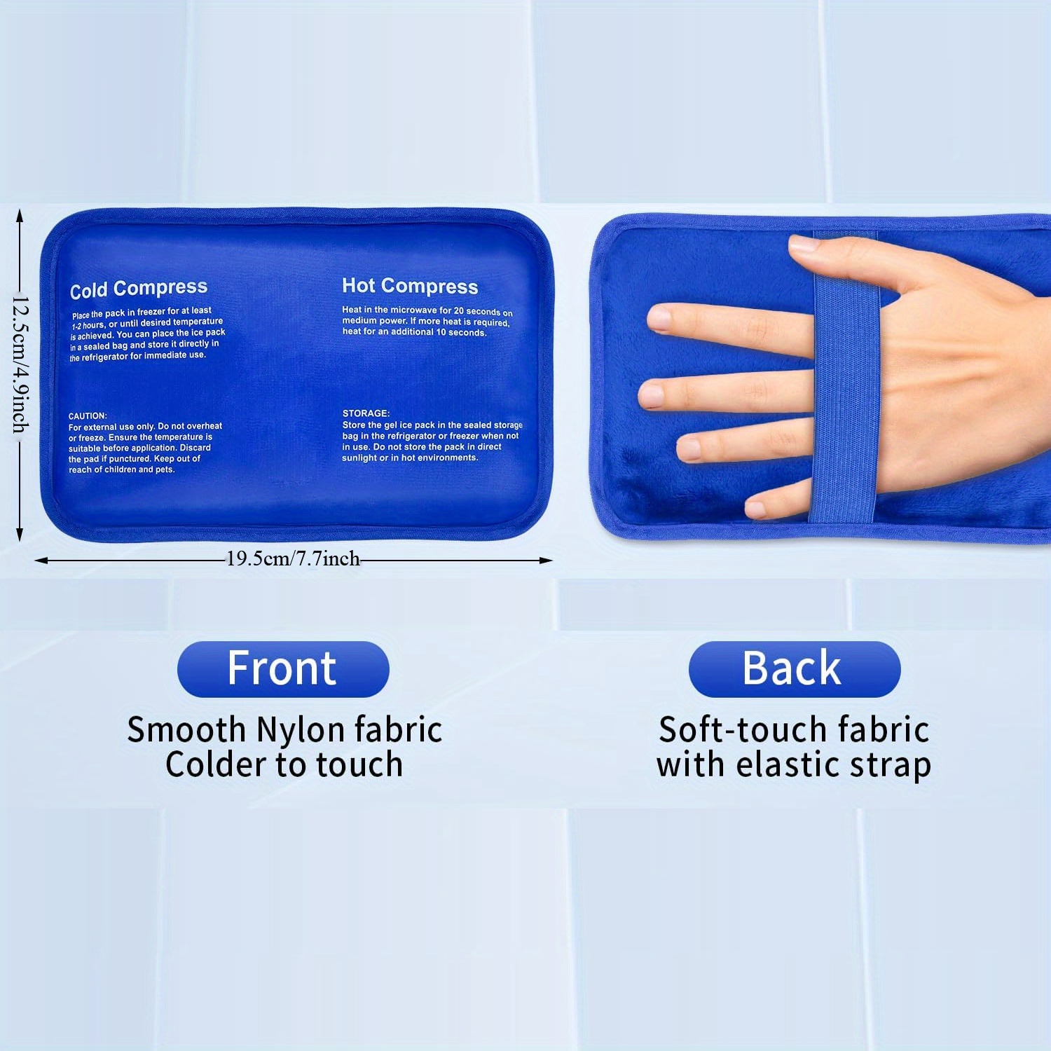 Kantong Es untuk Cedera, Kanto - Cold Pack Ice Gel ulasan dan harga