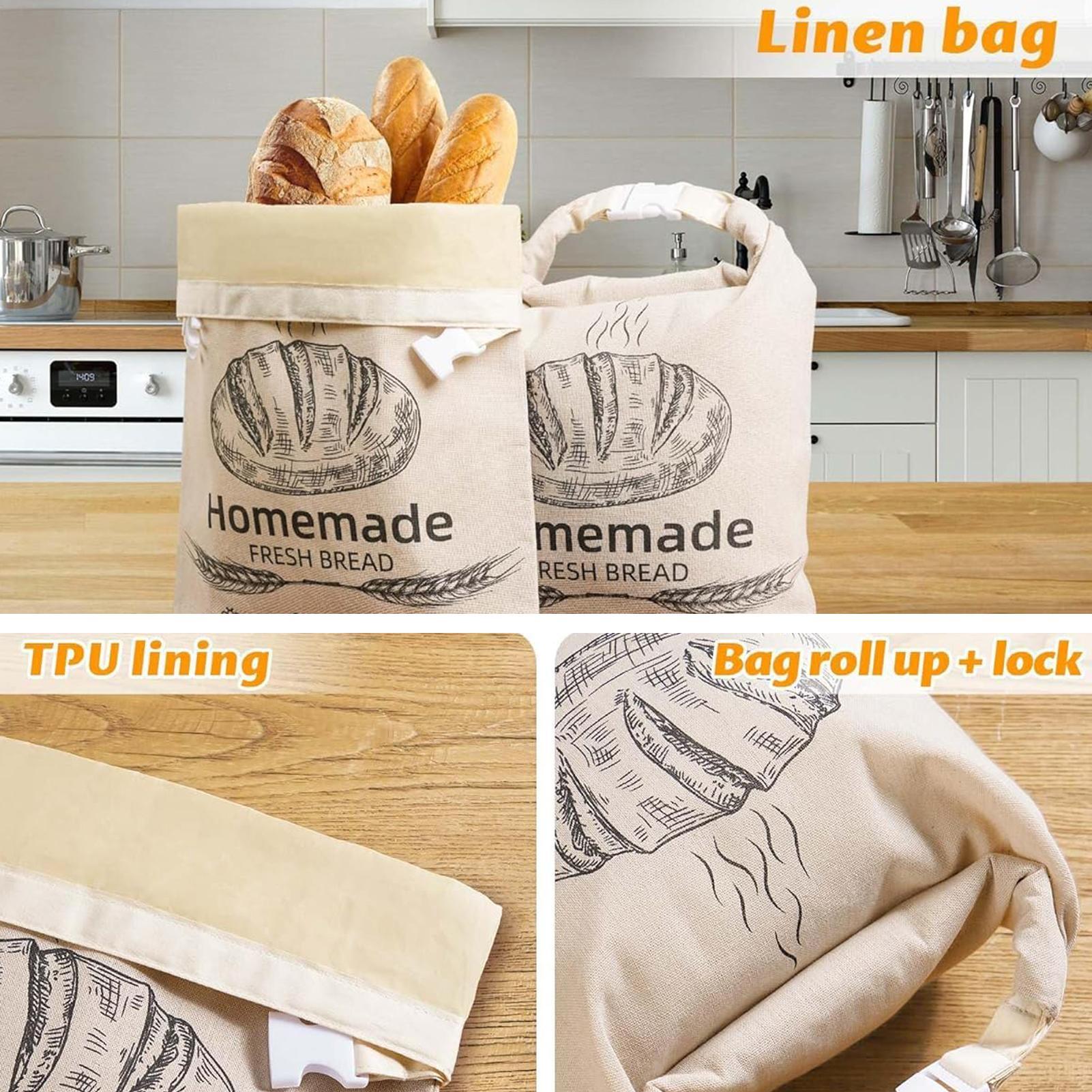 Tas Roti Linen Tas Dapat Digun - Food Storage Bags Reusable ulasan dan harga
