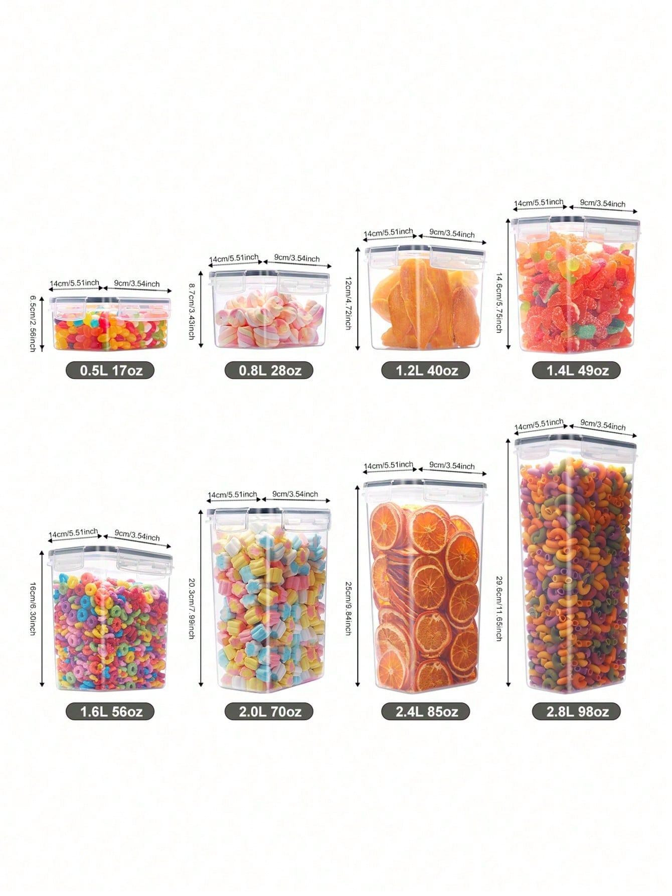 48 buah wadah penyimpanan maka - Food Storage Airtight ulasan dan harga