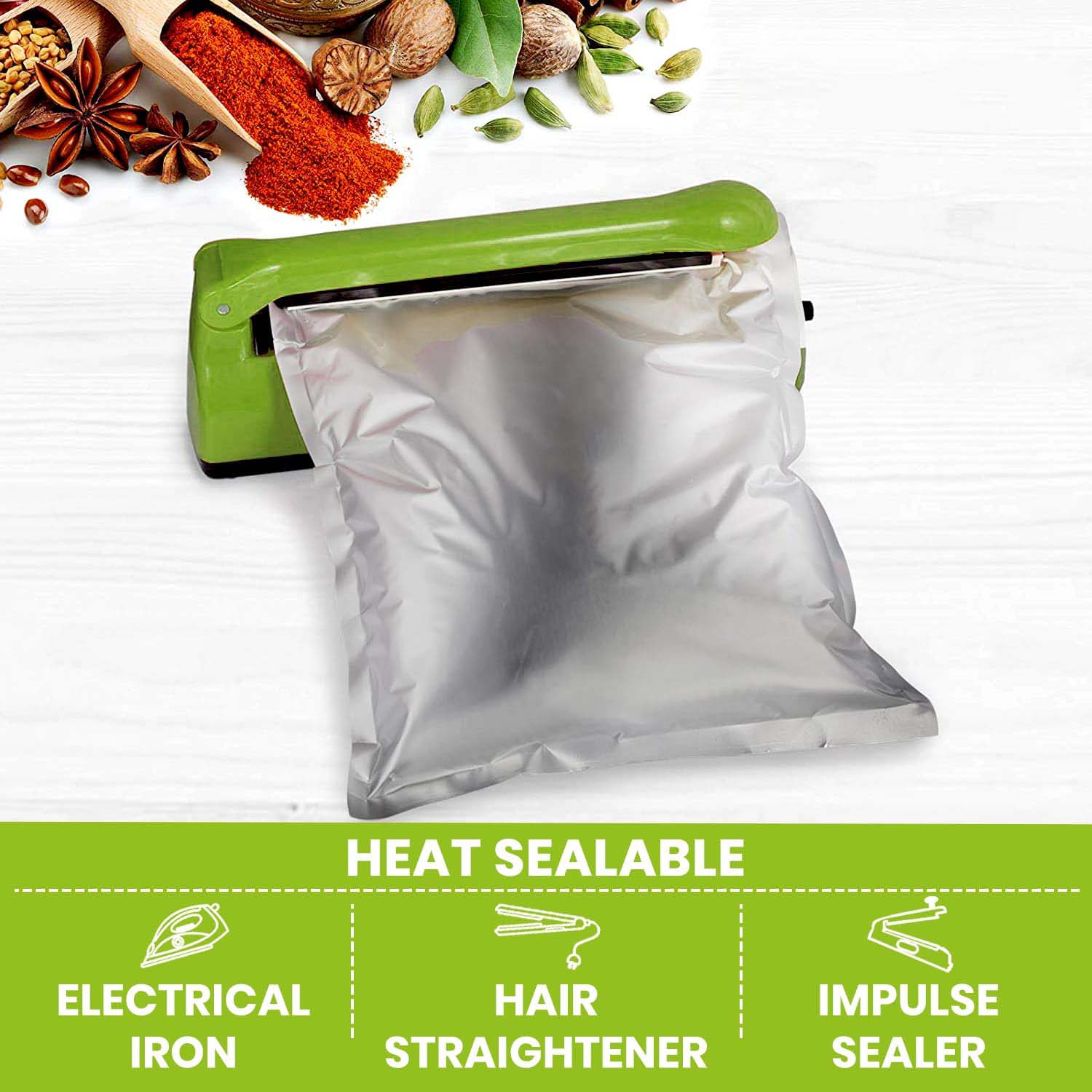 Kantong Mylar Aluminium Perak  - Food Storage Long Term ulasan dan harga