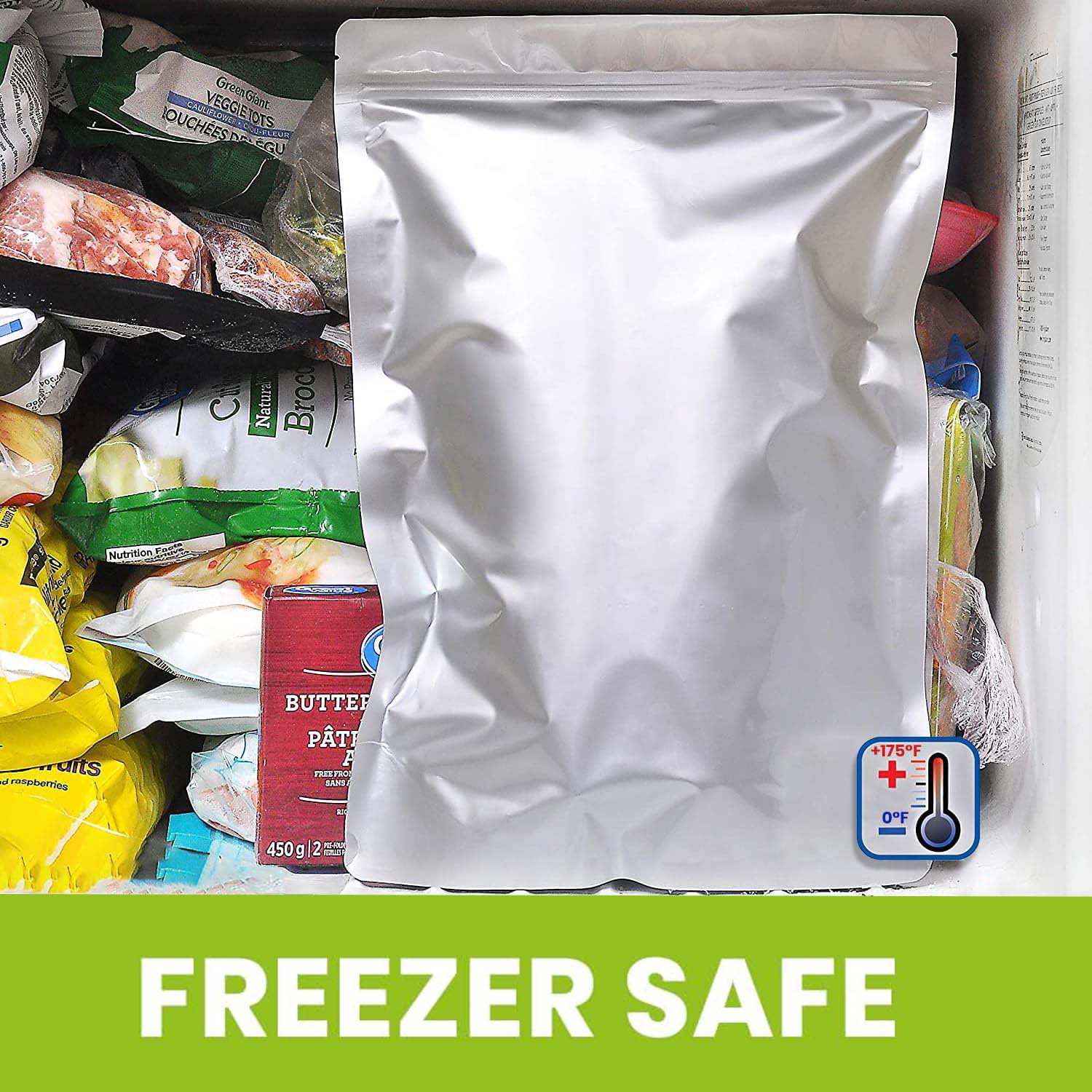 Kantong Mylar Aluminium Perak  - Food Storage Long Term ulasan dan harga