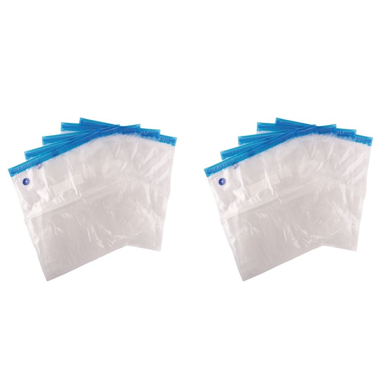 10 Buah Tas Ritsleting Penyimp - Food Storage Bags Reusable ulasan dan harga