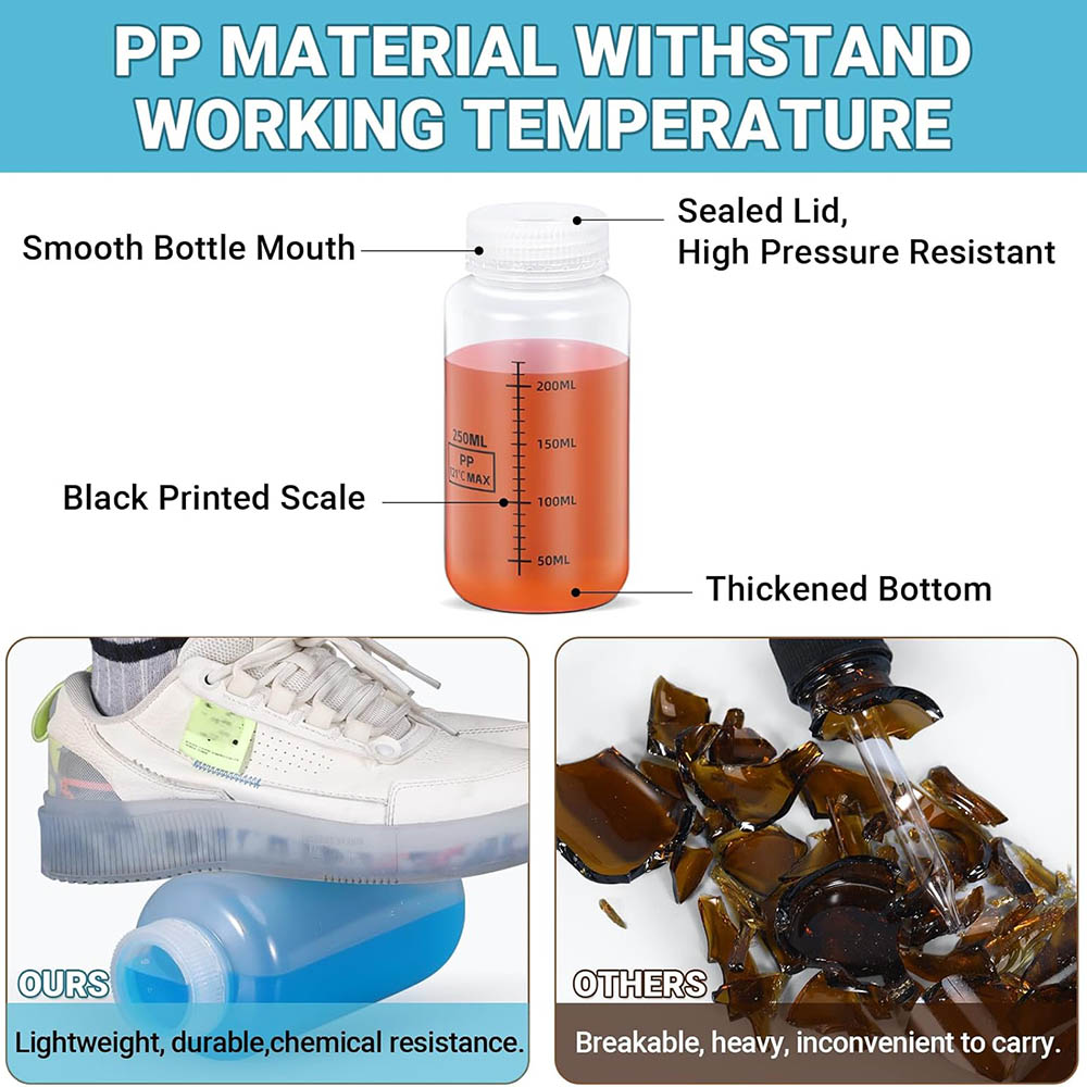 Botol Plastik Mulut Lebar 8oz/ - Food Storage Not Plastic ulasan dan harga