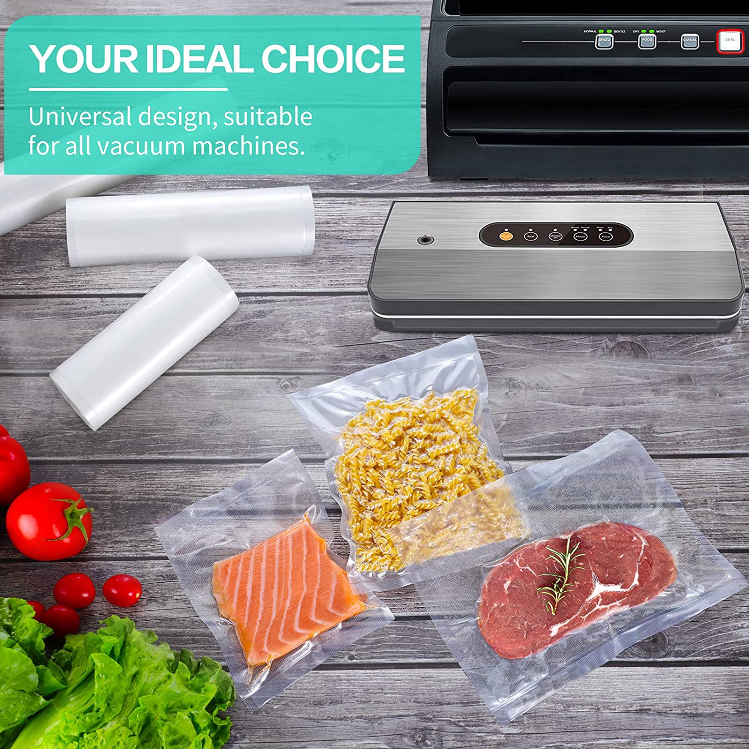 Kantong Dapur Untuk Vakum Maka - Vacuum Sealer Bag ulasan dan harga