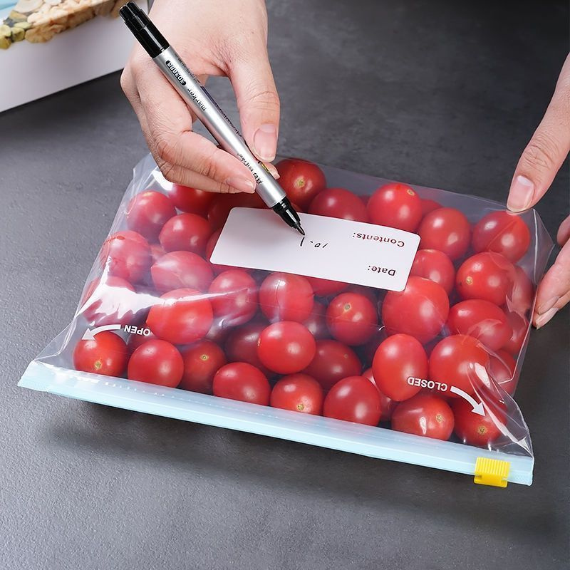 100Pcs Kantong Penyimpanan Mak - Food Storage Bags Reusable ulasan dan harga