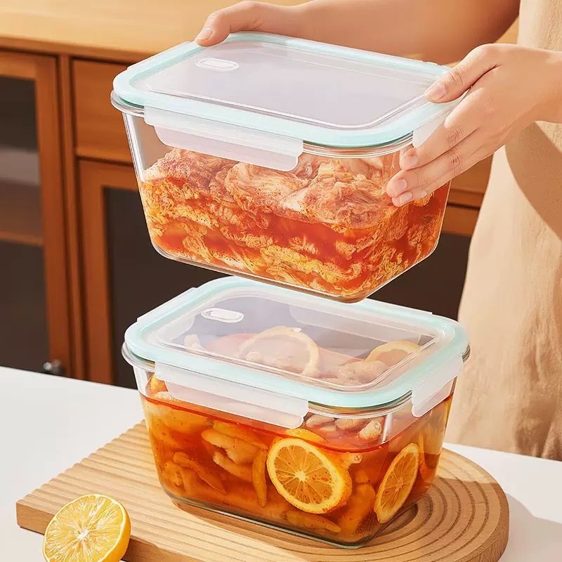 Wadah Penyimpanan Makanan Kaca - Food Storage Glass Containers ulasan dan harga