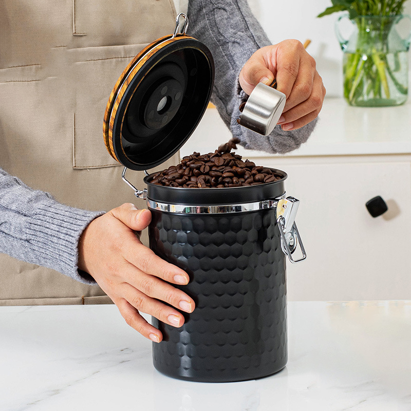 Wadah Kopi Stainless Steel Ked - Food Storage Airtight ulasan dan harga