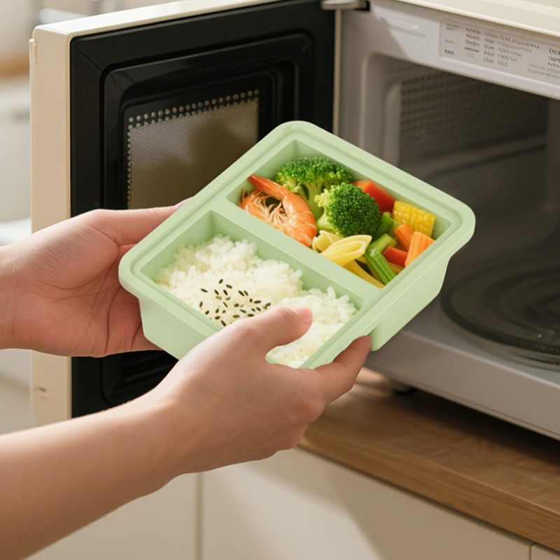 Kotak Makan Siang Kompartemen  - Food Storage With Compartments ulasan dan harga