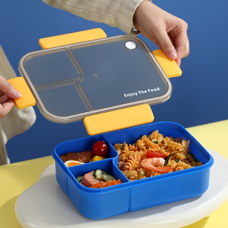 Kotak Bento Anti Bocor Berwarn - Food Storage With Compartments ulasan dan harga
