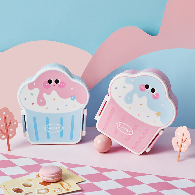 Kotak makan siang Bento lucu,  - Food Storage With Compartments ulasan dan harga