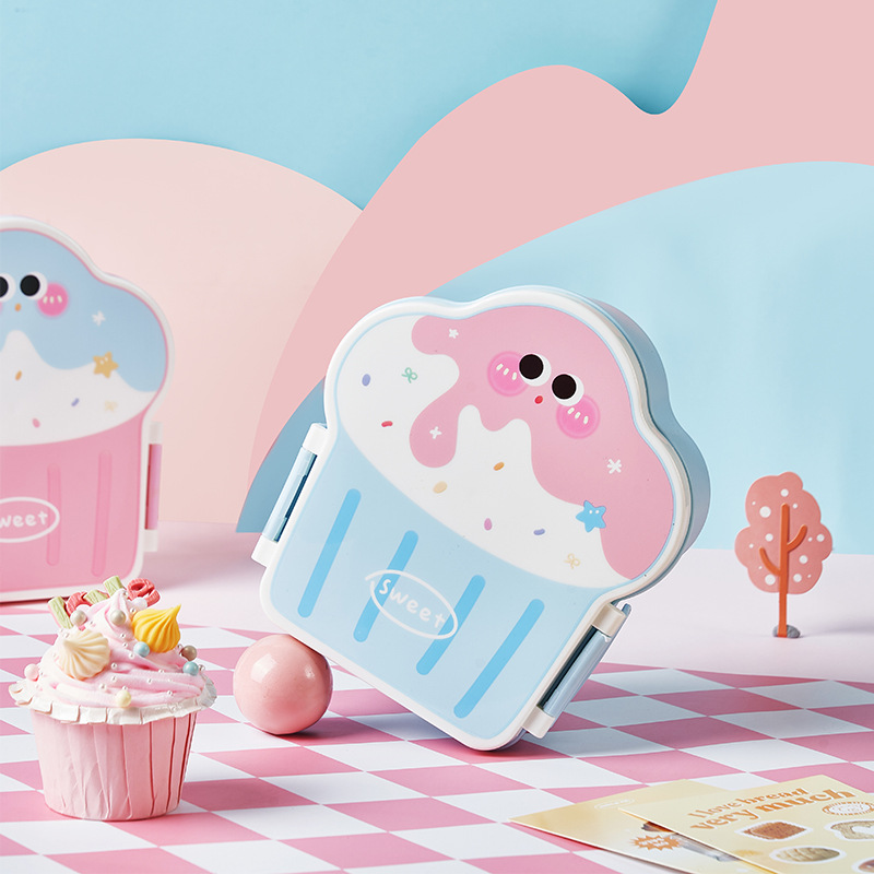 Kotak makan siang Bento lucu,  - Food Storage With Compartments ulasan dan harga