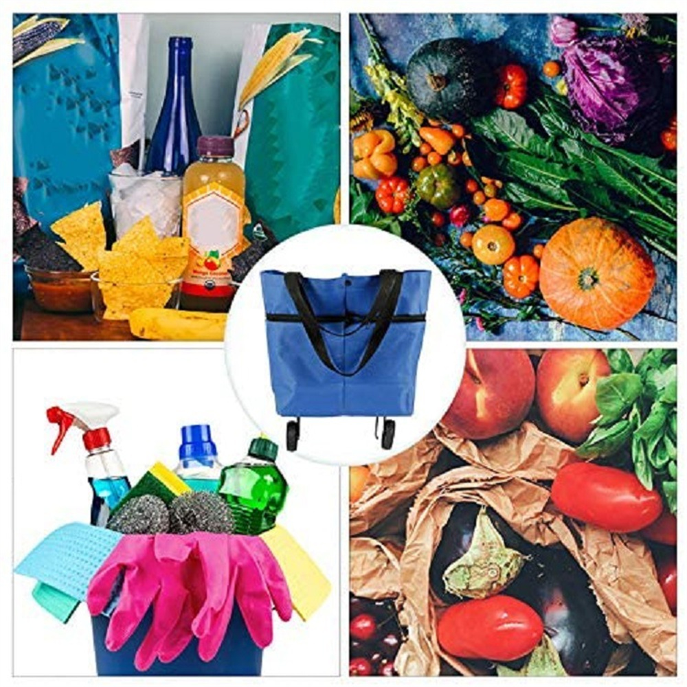 Tas Troli Belanja Lipat Tas Be - Food Storage Bags Reusable ulasan dan harga