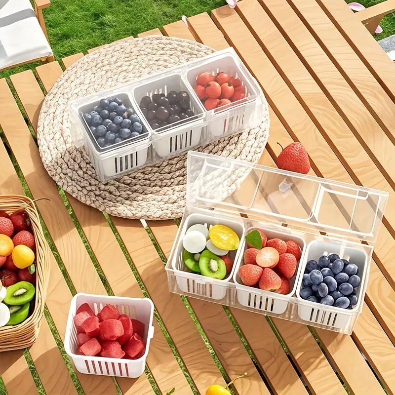 1 Buah Wadah Penyimpanan Makan - Food Storage With Compartments ulasan dan harga