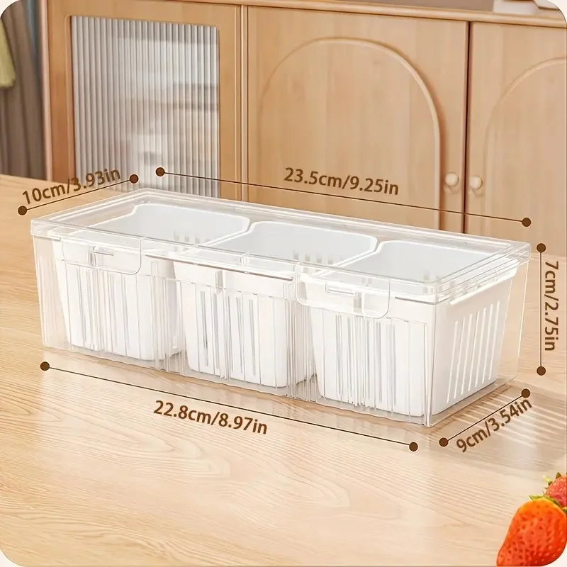 1 Buah Wadah Penyimpanan Makan - Food Storage With Compartments ulasan dan harga