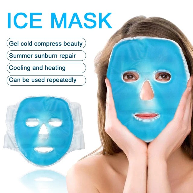 Masker Es Pijat Wajah Penuh, K - Cold Pack Ice Gel ulasan dan harga
