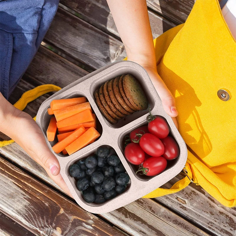 Kotak penyimpanan makanan 4 ki - Food Storage With Compartments ulasan dan harga