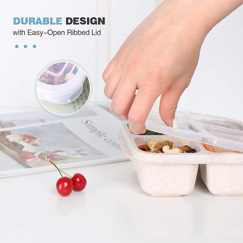 Kotak penyimpanan makanan 4 ki - Food Storage With Compartments ulasan dan harga
