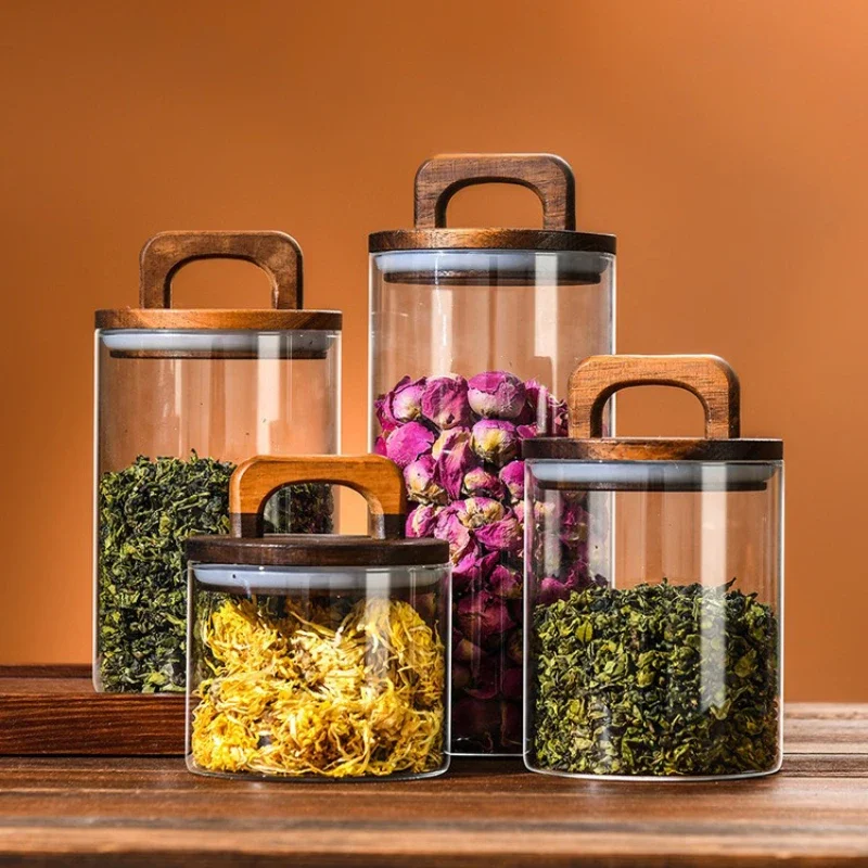 Stoples kaca bening dengan tut - Food Storage Glass Containers ulasan dan harga