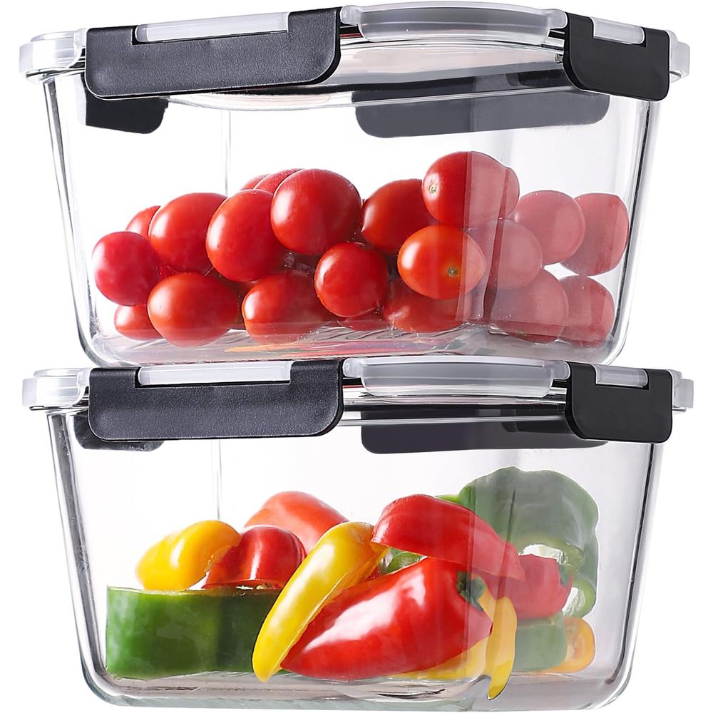 4 Wadah Penyimpanan Makanan Ka - Food Storage Glass Containers ulasan dan harga