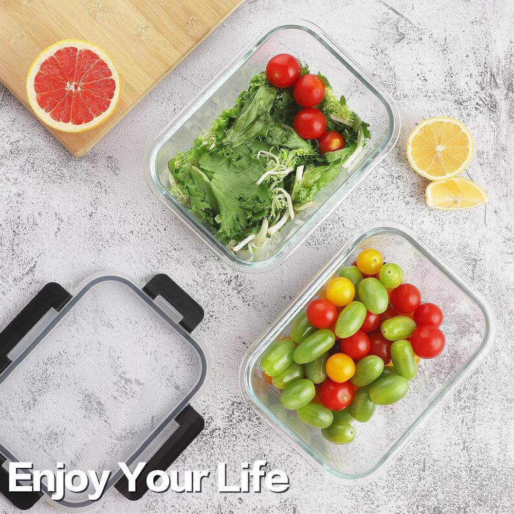 4 Wadah Penyimpanan Makanan Ka - Food Storage Glass Containers ulasan dan harga