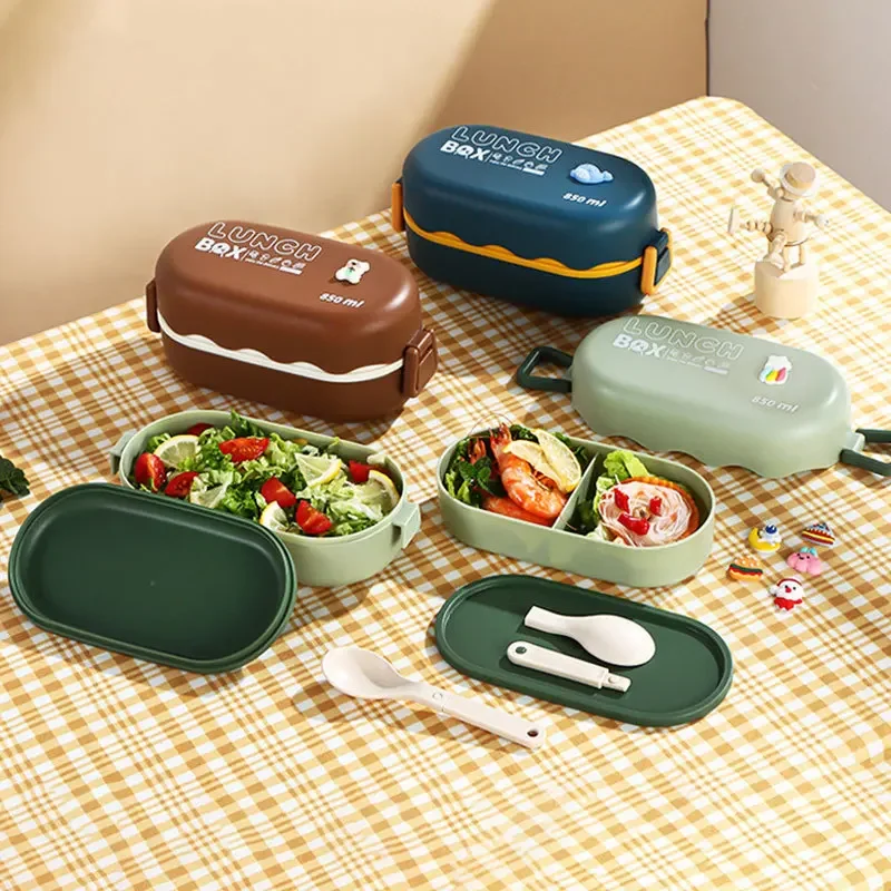 Kotak makan siang 850ML lapisa - Food Storage With Compartments ulasan dan harga