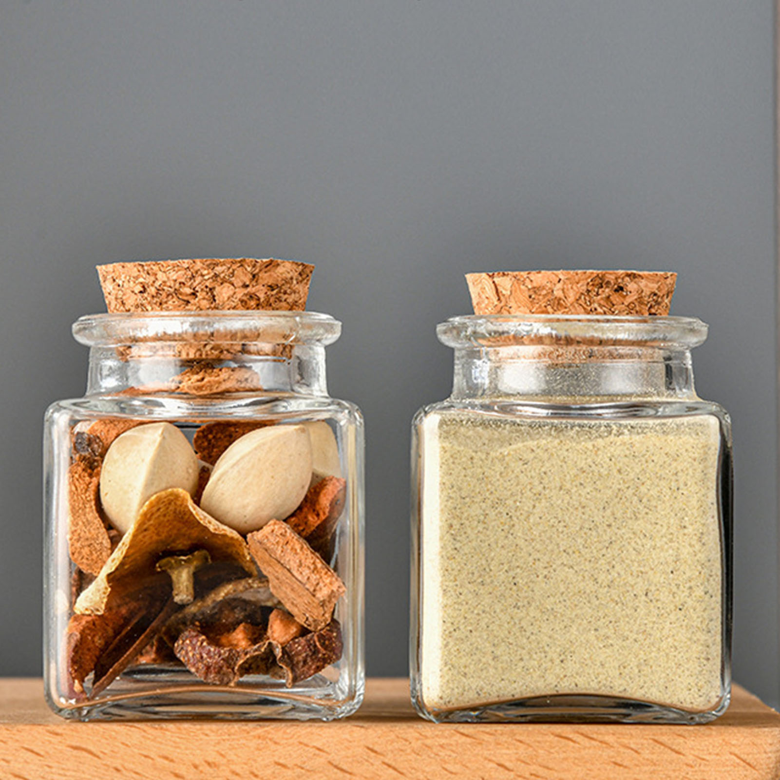 1/5/10 Buah Stoples Penyimpana - Food Storage Glass Containers ulasan dan harga