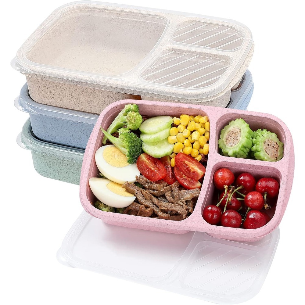 1 Kotak Bento Kotak Makan Sian - Food Storage With Compartments ulasan dan harga