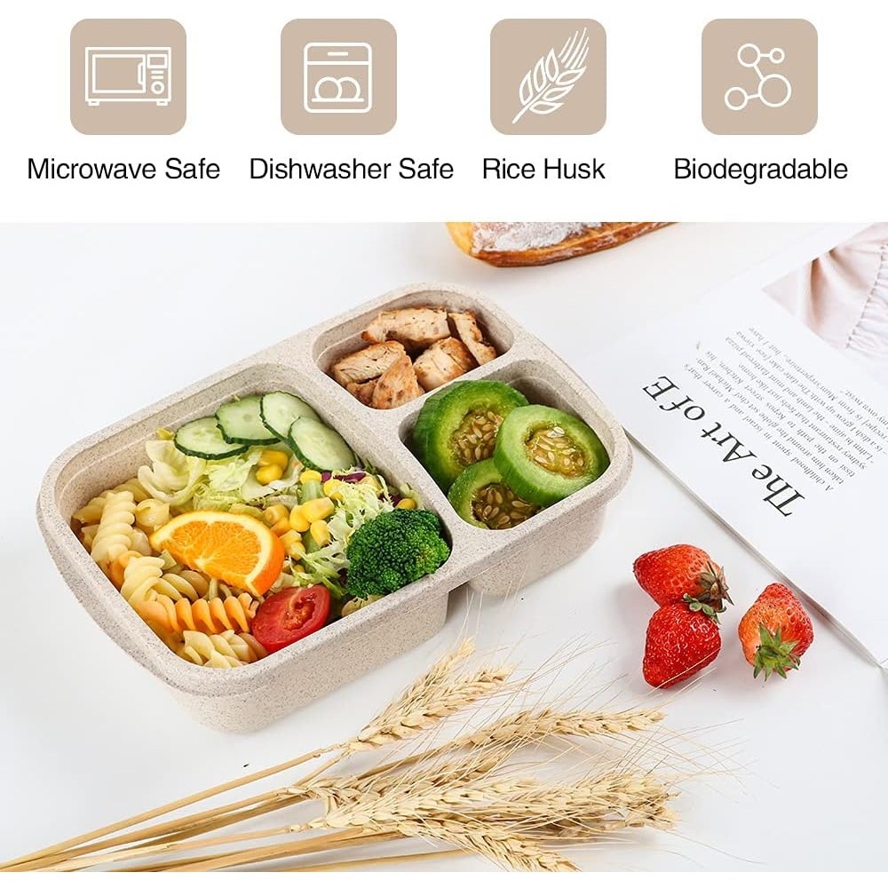 1 Kotak Bento Kotak Makan Sian - Food Storage With Compartments ulasan dan harga