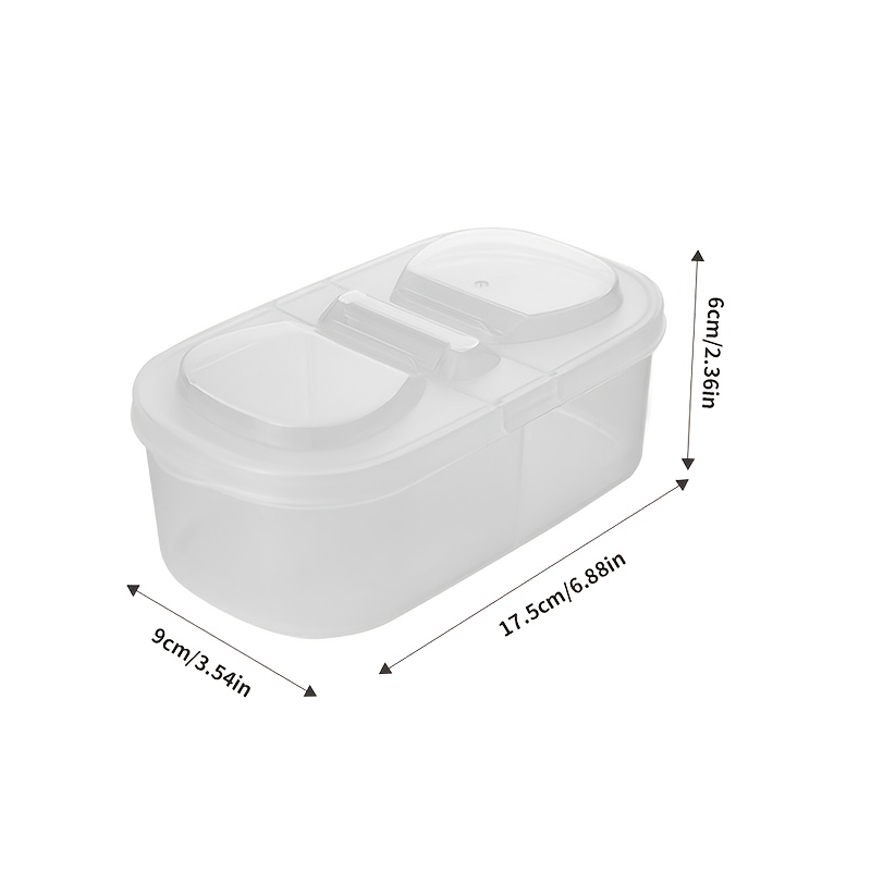 1/2 Buah Wadah Penyimpanan Mak - Food Storage With Compartments ulasan dan harga
