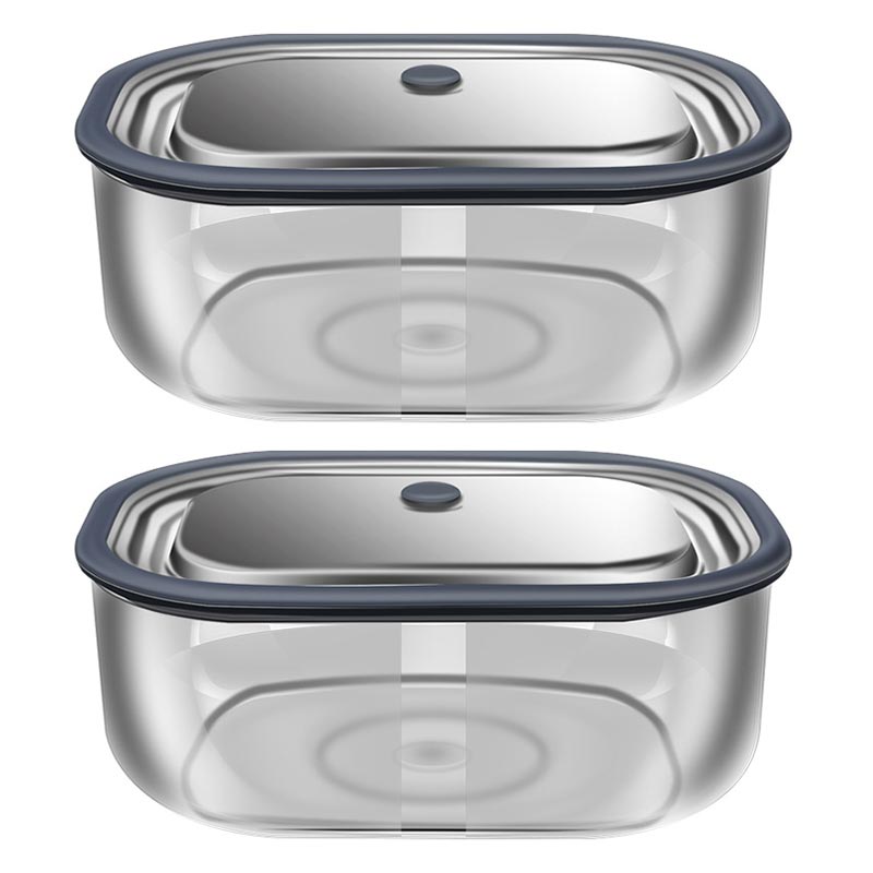 Kotak makan siang persegi panj - Food Storage Glass Containers ulasan dan harga